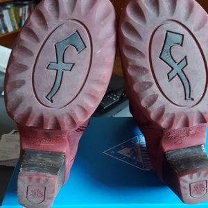 John Fluevog lace and zip up boots